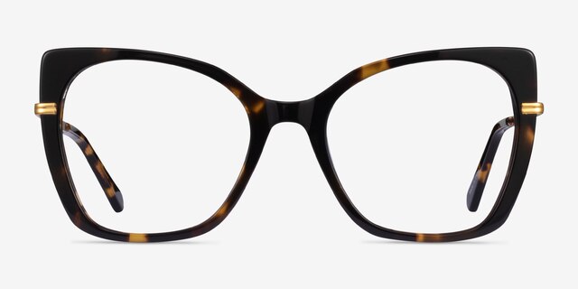 Delancey Tortoise Gold AcetateEyeglass Frames from EyeBuyDirect, Front View