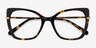 Delancey Tortoise Gold AcetateEyeglass Frames from EyeBuyDirect, Closed View