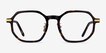 Quentin Tortoise Gold AcetateEyeglass Frames from EyeBuyDirect, Front View