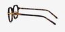 Quentin Tortoise Gold AcetateEyeglass Frames from EyeBuyDirect, Side View