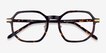 Quentin Tortoise Gold AcetateEyeglass Frames from EyeBuyDirect, Closed View