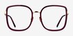 Margot Red Gold AcetateEyeglass Frames from EyeBuyDirect, Front View