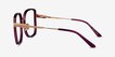 Margot Red Gold AcetateEyeglass Frames from EyeBuyDirect, Side View
