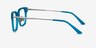 Blythe Aqua Silver AcetateEyeglass Frames from EyeBuyDirect, Side View
