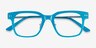Blythe Aqua Silver AcetateEyeglass Frames from EyeBuyDirect, Closed View