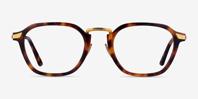Baxter Tortoise Gold AcetateEyeglass Frames from EyeBuyDirect, Front View
