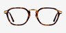 Baxter Tortoise Gold AcetateEyeglass Frames from EyeBuyDirect, Front View