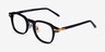 Lark Black Gold AcetateEyeglass Frames from EyeBuyDirect, Angle View