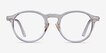 Tilly Clear Gold AcetateEyeglass Frames from EyeBuyDirect, Front View