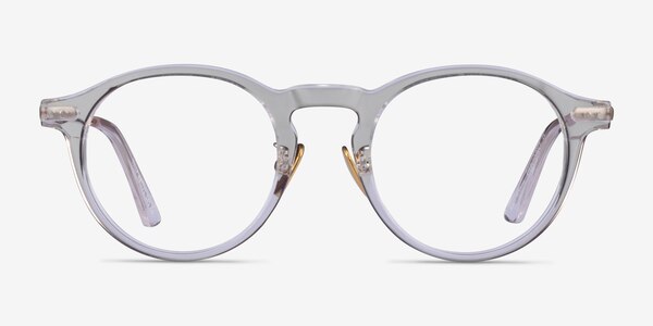 Tilly Clear Gold Acetate Eyeglass Frames