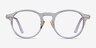 Tilly Clear Gold AcetateEyeglass Frames from EyeBuyDirect, Front View