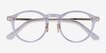 Tilly Clear Gold AcetateEyeglass Frames from EyeBuyDirect, Closed View