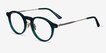 Tilly Green Gold AcetateEyeglass Frames from EyeBuyDirect, Angle View