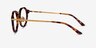 Yates Tortoise Gold AcétateMontures de lunettes de vue d'EyeBuyDirect, Vue de Côté