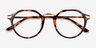 Yates Tortoise Gold AcétateMontures de lunettes de vue d'EyeBuyDirect, Vue Rapprochée