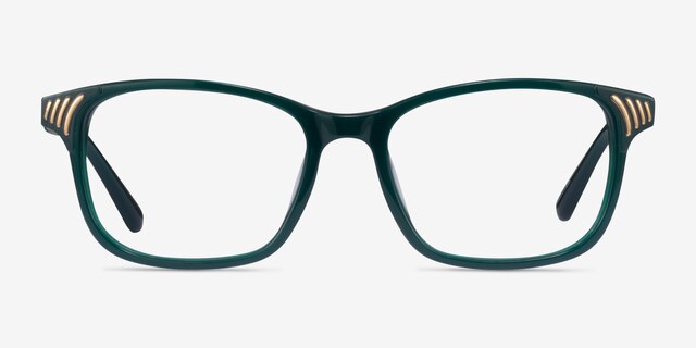 Visio Green AcetateEyeglass Frames from EyeBuyDirect, Front View