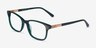 Visio Green AcetateEyeglass Frames from EyeBuyDirect, Angle View