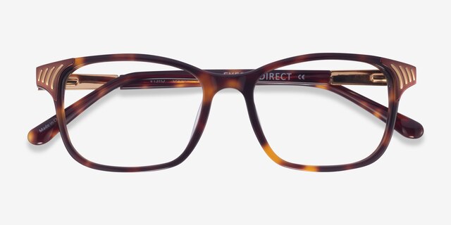 Visio Tortoise AcetateEyeglass Frames from EyeBuyDirect, Closed View