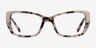 Gilded Ivory Tortoise Silver AcetateEyeglass Frames from EyeBuyDirect, Front View