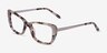 Gilded Ivory Tortoise Silver AcetateEyeglass Frames from EyeBuyDirect, Angle View
