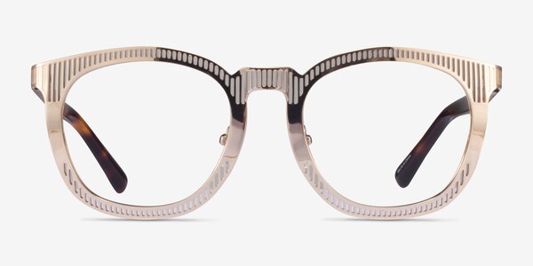 Wright Doré Acétate Montures de lunettes de vue