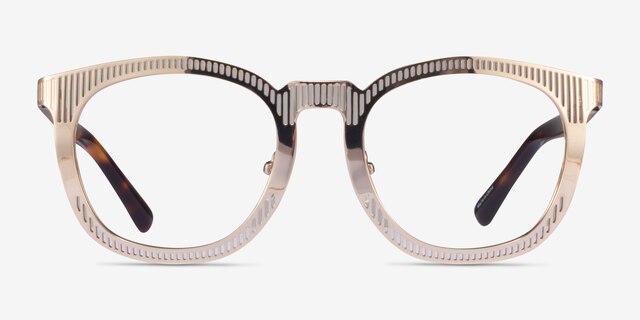 Wright Gold AcetateEyeglass Frames from EyeBuyDirect, Front View