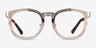 Wright Gold AcetateEyeglass Frames from EyeBuyDirect, Front View
