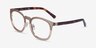 Wright Gold AcetateEyeglass Frames from EyeBuyDirect, Angle View