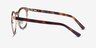 Wright Gold AcetateEyeglass Frames from EyeBuyDirect, Side View