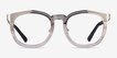 Wright Silver AcetateEyeglass Frames from EyeBuyDirect, Front View