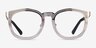 Wright Silver AcetateEyeglass Frames from EyeBuyDirect, Front View