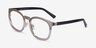 Wright Silver AcetateEyeglass Frames from EyeBuyDirect, Angle View