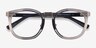 Wright Silver AcetateEyeglass Frames from EyeBuyDirect, Closed View