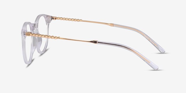 Volta Clear AcetateEyeglass Frames from EyeBuyDirect, Side View
