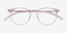 Volta Clear AcetateEyeglass Frames from EyeBuyDirect, Closed View