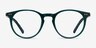 Volta Dark Green AcetateEyeglass Frames from EyeBuyDirect, Front View