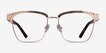 Scale Gold Tortoise AcetateEyeglass Frames from EyeBuyDirect, Front View