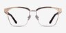 Scale Gold Tortoise AcetateEyeglass Frames from EyeBuyDirect, Front View