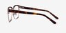 Scale Gold Tortoise AcetateEyeglass Frames from EyeBuyDirect, Side View