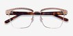 Scale Gold Tortoise AcetateEyeglass Frames from EyeBuyDirect, Closed View