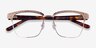 Scale Gold Tortoise AcetateEyeglass Frames from EyeBuyDirect, Closed View