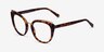 Bombay Tortoise Gold AcetateEyeglass Frames from EyeBuyDirect, Angle View