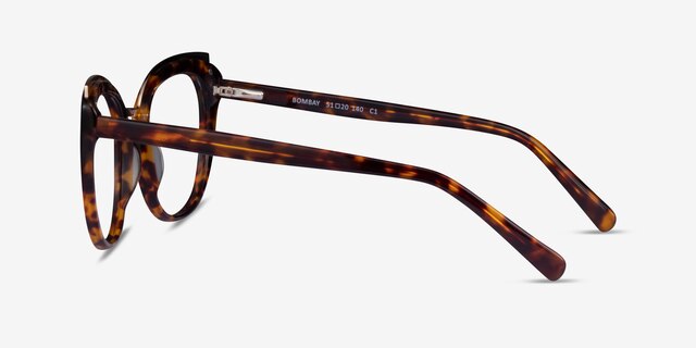 Bombay Tortoise Gold AcetateEyeglass Frames from EyeBuyDirect, Side View