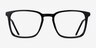 Local Black Gold AcetateEyeglass Frames from EyeBuyDirect, Front View