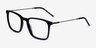Local Black Gold AcetateEyeglass Frames from EyeBuyDirect, Angle View