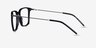 Local Black Gold AcetateEyeglass Frames from EyeBuyDirect, Side View