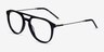 Tourist Black Gold AcetateEyeglass Frames from EyeBuyDirect, Angle View