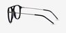 Tourist Black Gold AcetateEyeglass Frames from EyeBuyDirect, Side View