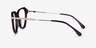 Exec Brown Gold AcetateEyeglass Frames from EyeBuyDirect, Side View
