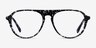 Kinesis Clear Black Floral AcetateEyeglass Frames from EyeBuyDirect, Front View